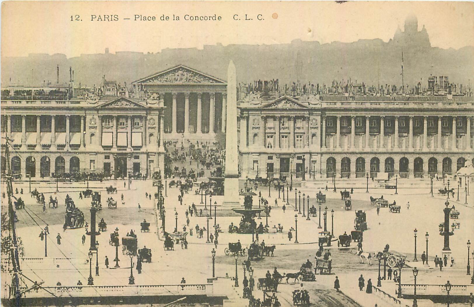 CPA Paris Place de la Concorde 