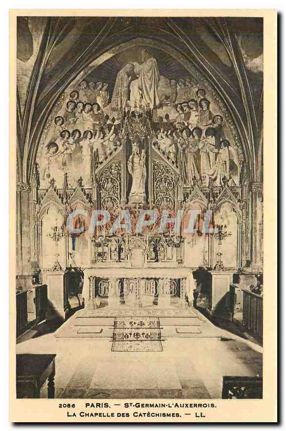 CPA Paris St Germain l'Auxerrois la Chapelle des Catechismes 