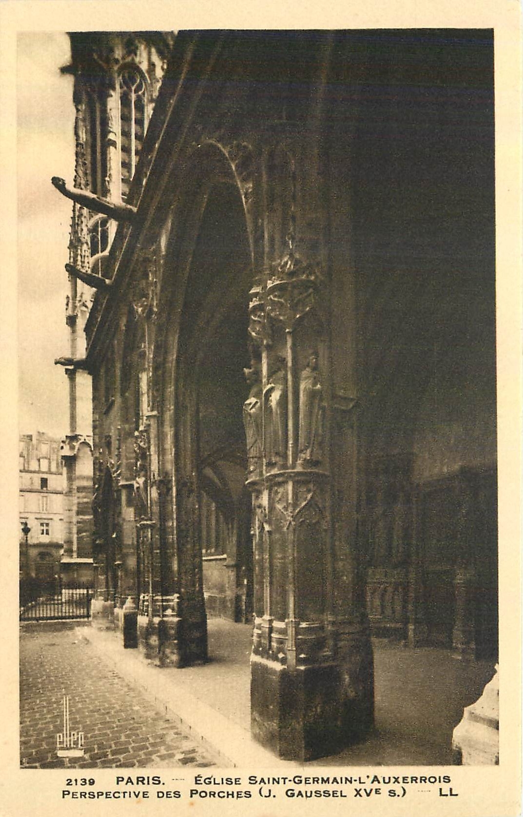 CPA Paris Eglise Saint Germain l'Auxerrois Perspective des Prches K Gaussel XV S 