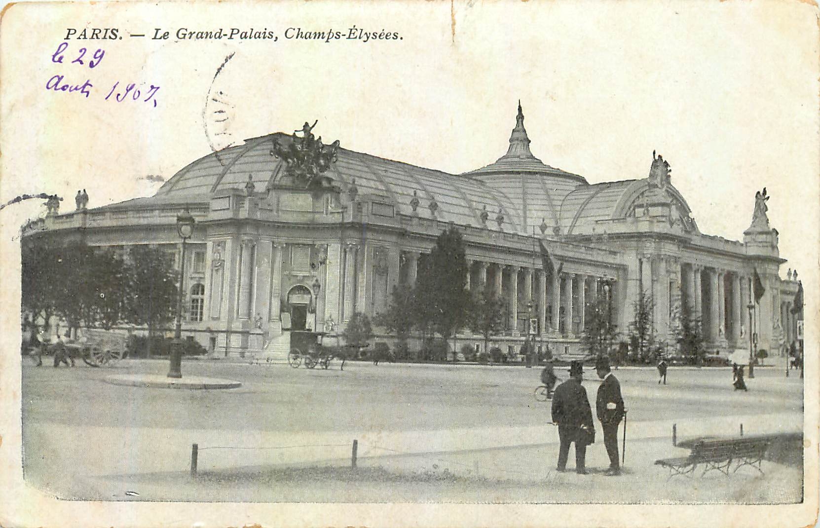 CPA Paris le Grand Palais Champs Elysees 