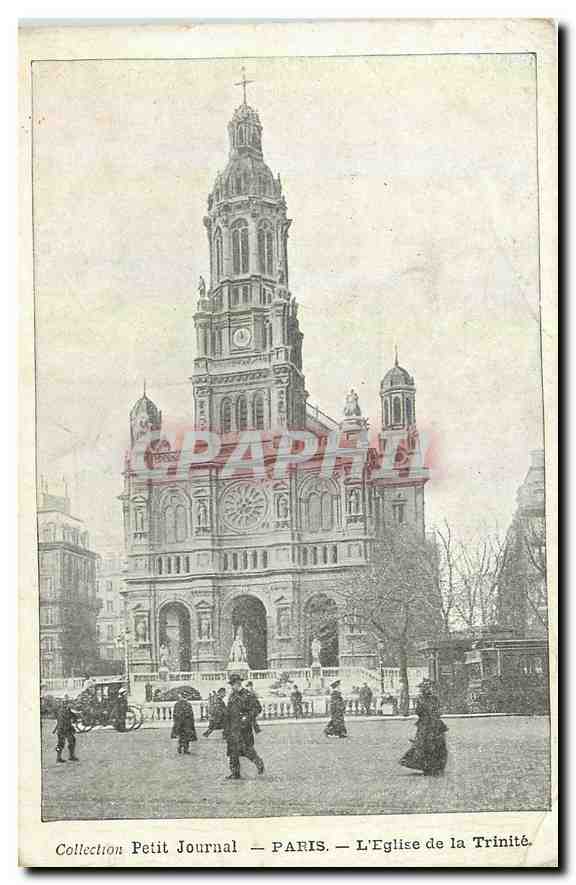 CPA Collection Petit Journal Paris l'eglise de la Trinite 