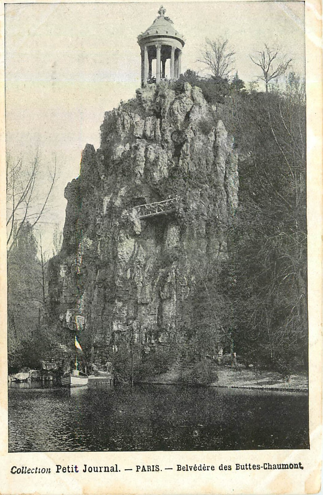 CPA Collection Petit Journal Paris Belvedere des Buttes Chaumont 