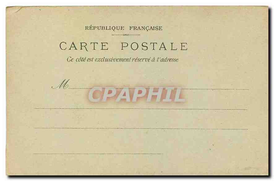CPA Paris Parc Monceau Naumachie  — Rückseite
