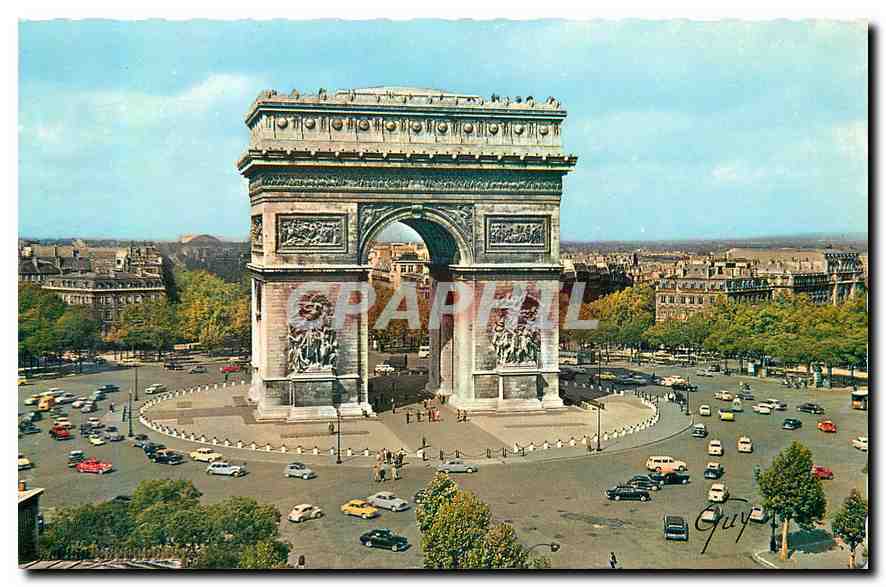 CPA Paris et ses Merveilles la Place de l'Etoile et l