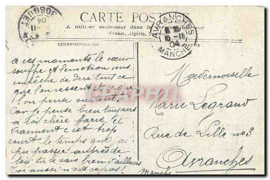 CPA Paris Basilique du Sacre Coeur  — Rückseite