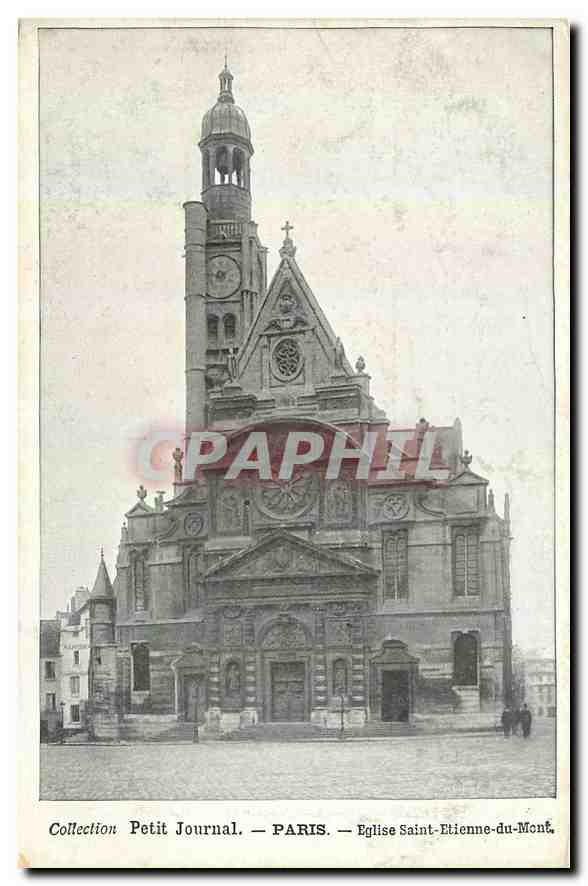 CPA Collection Petit Journal Paris Eglise Saint Etienne du Mont 