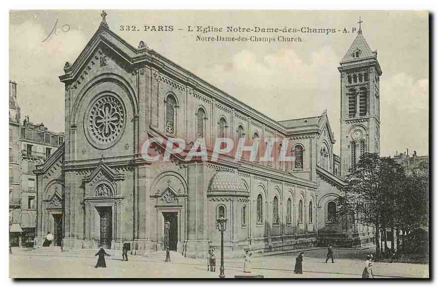 CPA Paris l'eglise Notre Dame des Champs 