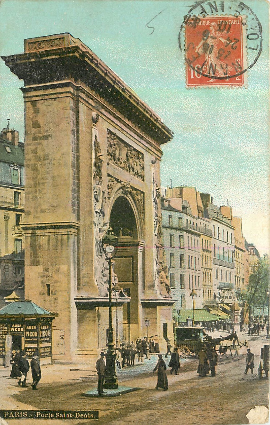 CPA Paris Porte Saint Denis 
