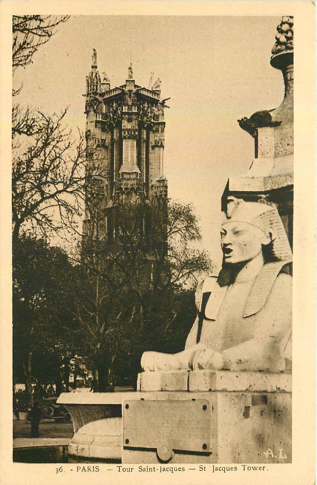 CPA Paris Tour Saint Jacques 