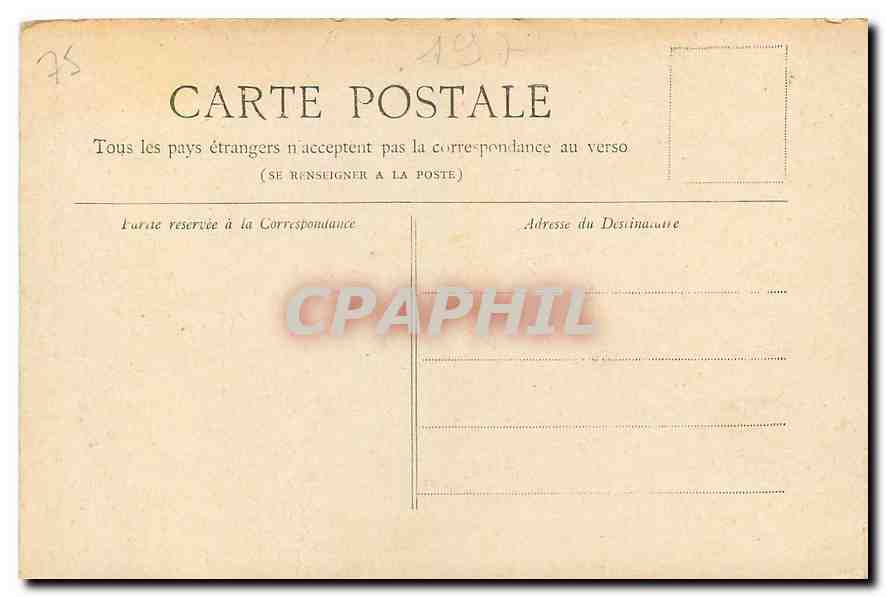CPA Collection Petit Journal Paris Eglise Saint Augustin  — Verso