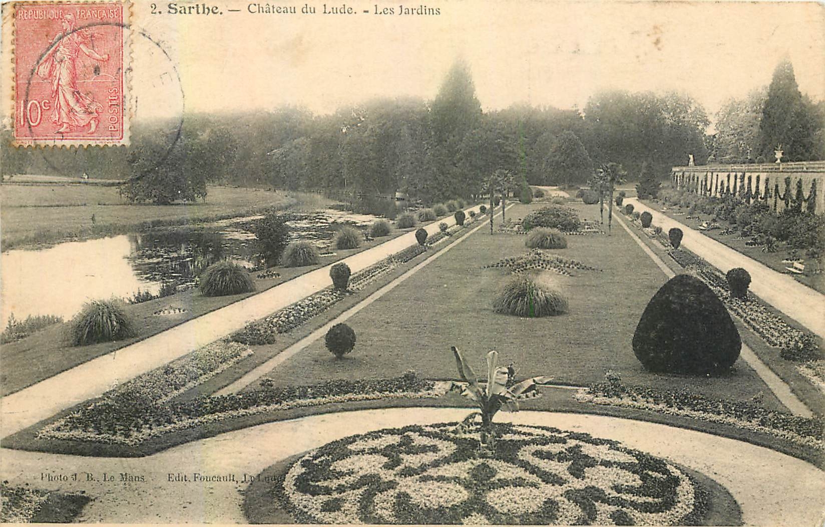 CPA Sarthe Chateau du Lude les Jardins 