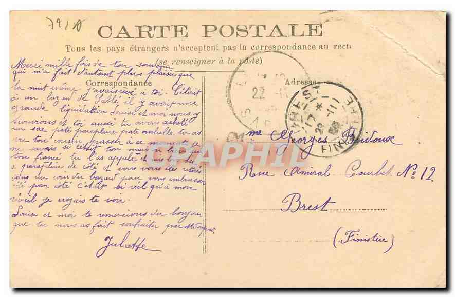 CPA Sarthe Chateau du Lude les Jardins  — Rückseite