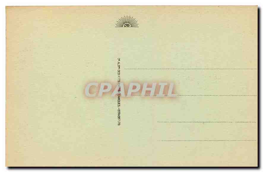 CPA Biarritz les Rochers de la Loge de Theatre  — Verso
