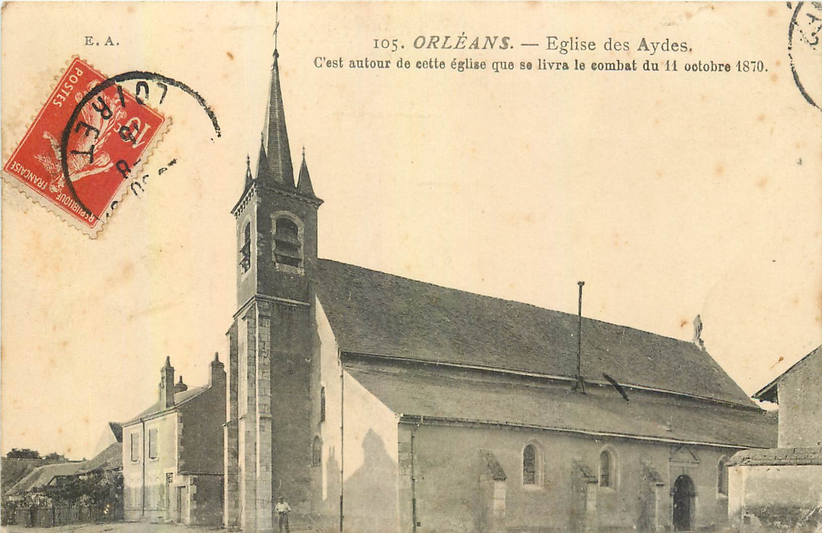 CPA Orleans Eglise des Aydes 