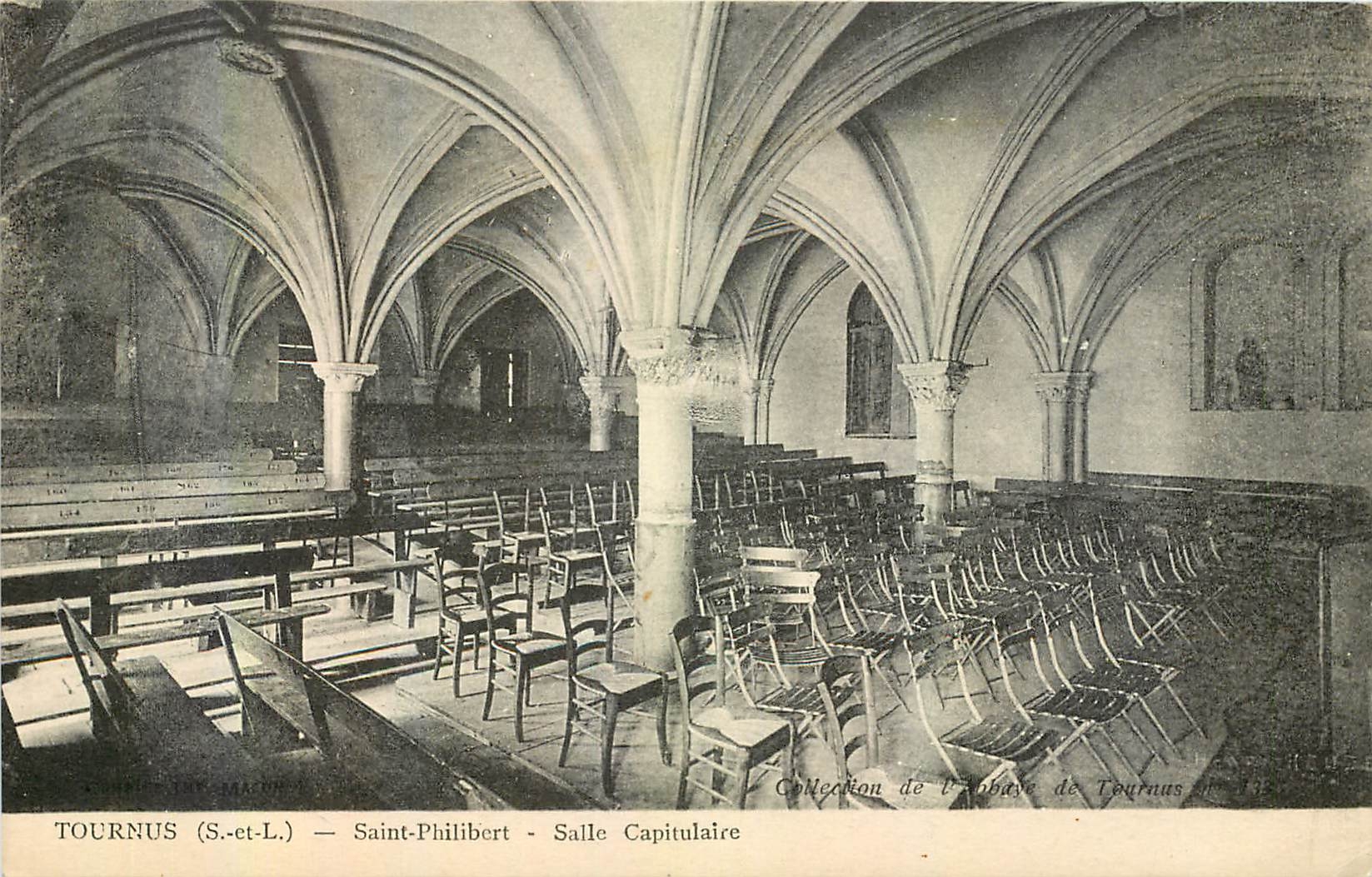 CPA Tournus S et L Saint Philibert Salle Capitulaire 