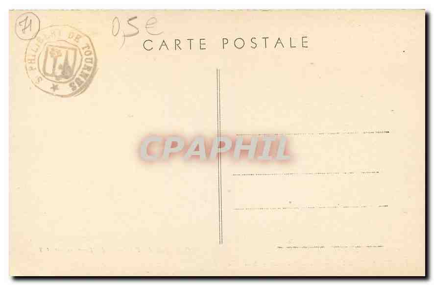 CPA Tournus S et L Saint Philibert Salle Capitulaire  — Rückseite