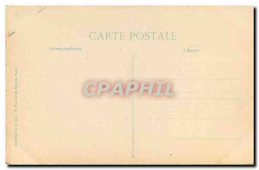 CPA Reims La Cathedrale apres le bombardement  — Rückseite