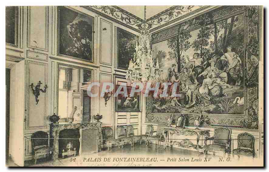 Schloss Fontainebleau — Kleiner Salon Louis XV — N.G. n°52