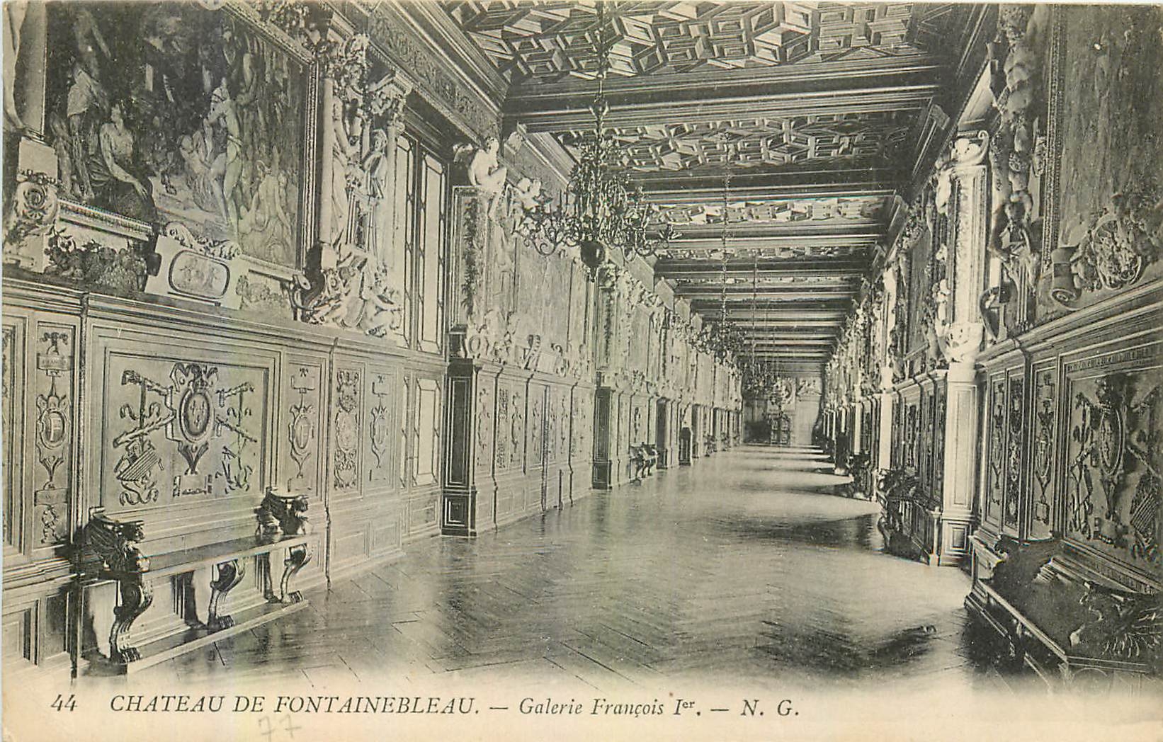 Château de Fontainebleau — Galerie François Ier — N. G.