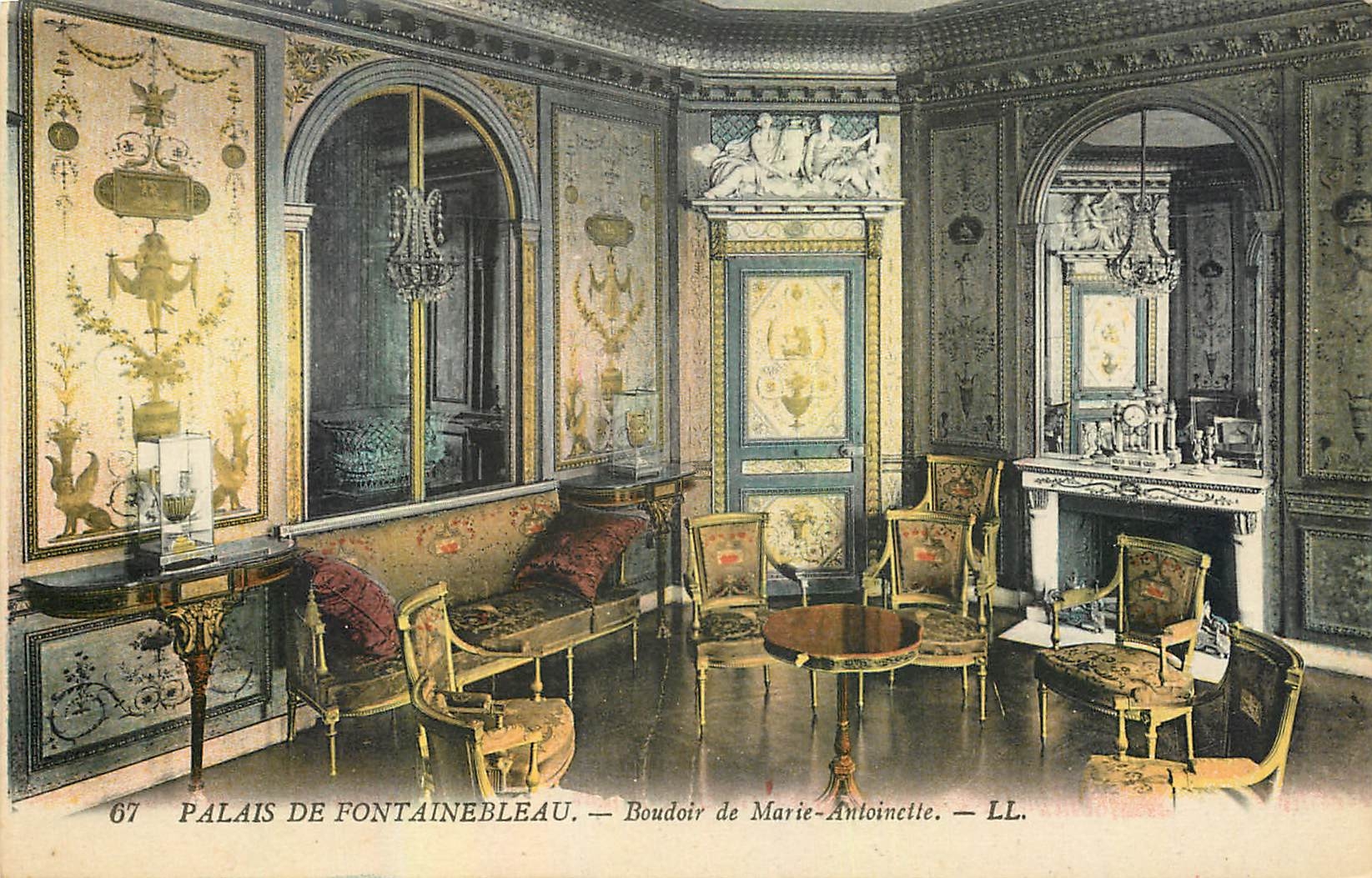 Palais de Fontainebleau — Boudoir de Marie-Antoinette — LL. — n° 67