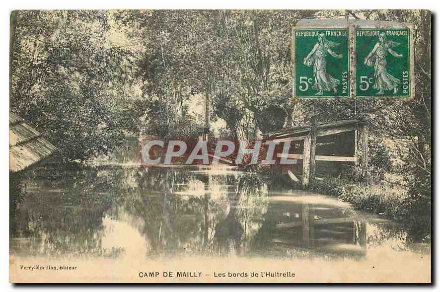 CPA Camp de Mailly Les bords de l'Huitrelle 