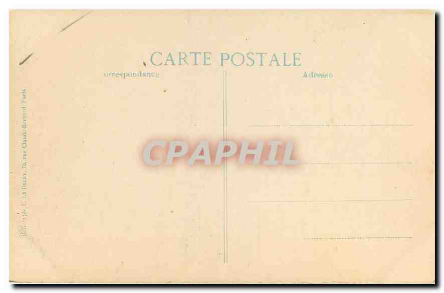 Reims — La Cathédrale après le bombardement — 1914 — Édition E. L. D. — Rückseite