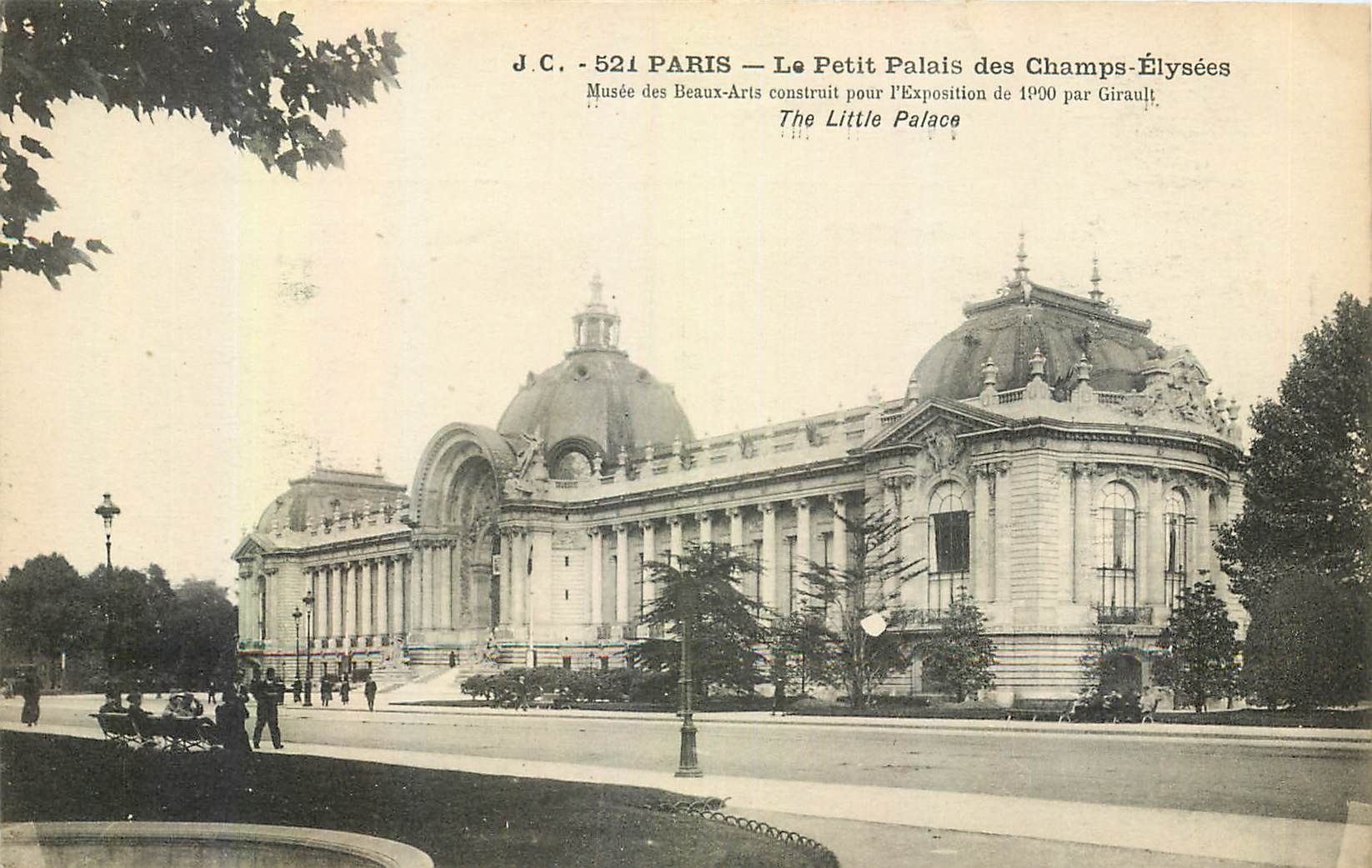 CPA Paris Le Petit Palais des Champs Elysees 