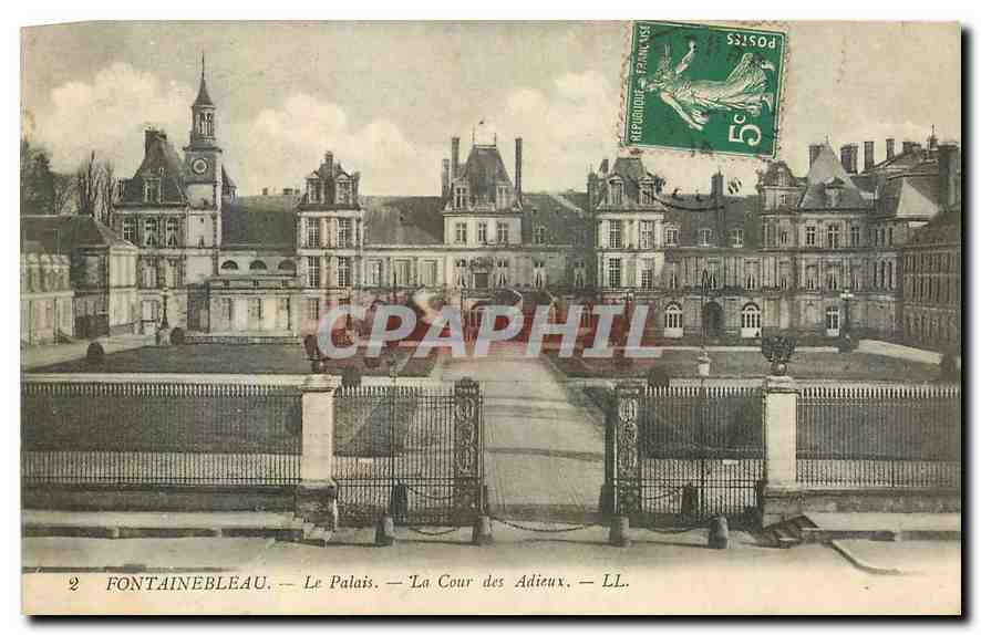 Fontainebleau — The Palace — The Cour des Adieux — LL.