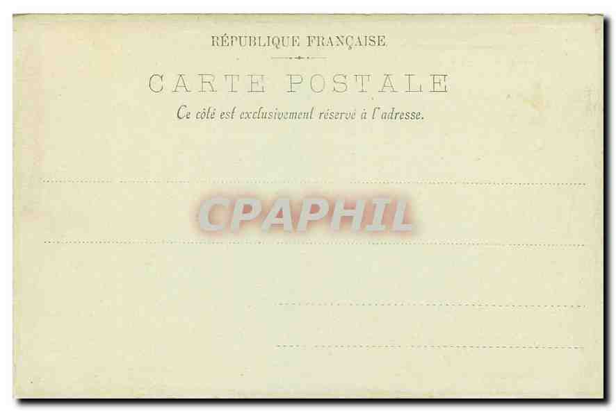 CPA Chateau de Chantilly le chateau vu du parc  — Rückseite