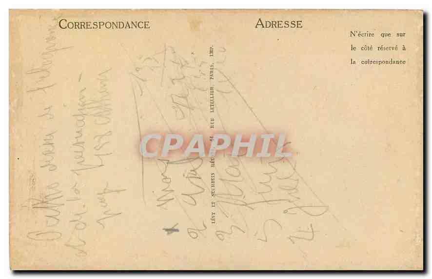 CPA David Jacques Louis Ecole Francaise le Serment des Horaces musee du Louvre Paris  — Verso