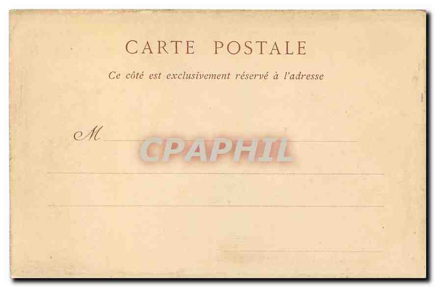 CPA Chateau de Chantilly cote sud ouest  — Rückseite