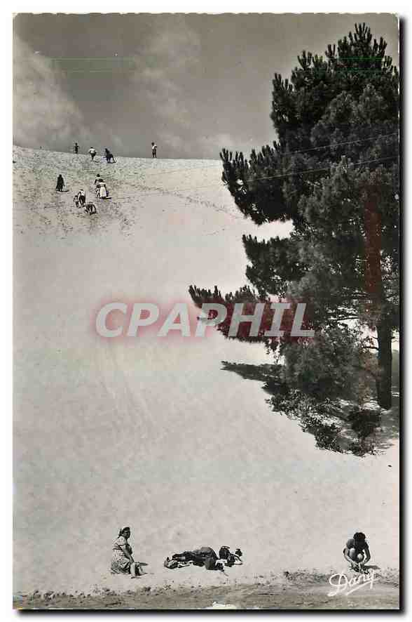 CPA Pilat Plage Bassin d'Arcachon les plus hautes Dunes de Sable d'Europe 