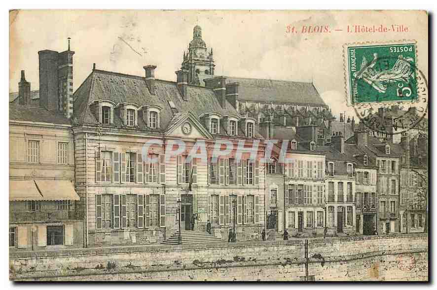 St-Blois — L'Hôtel-de-Ville — Éditeur non visible