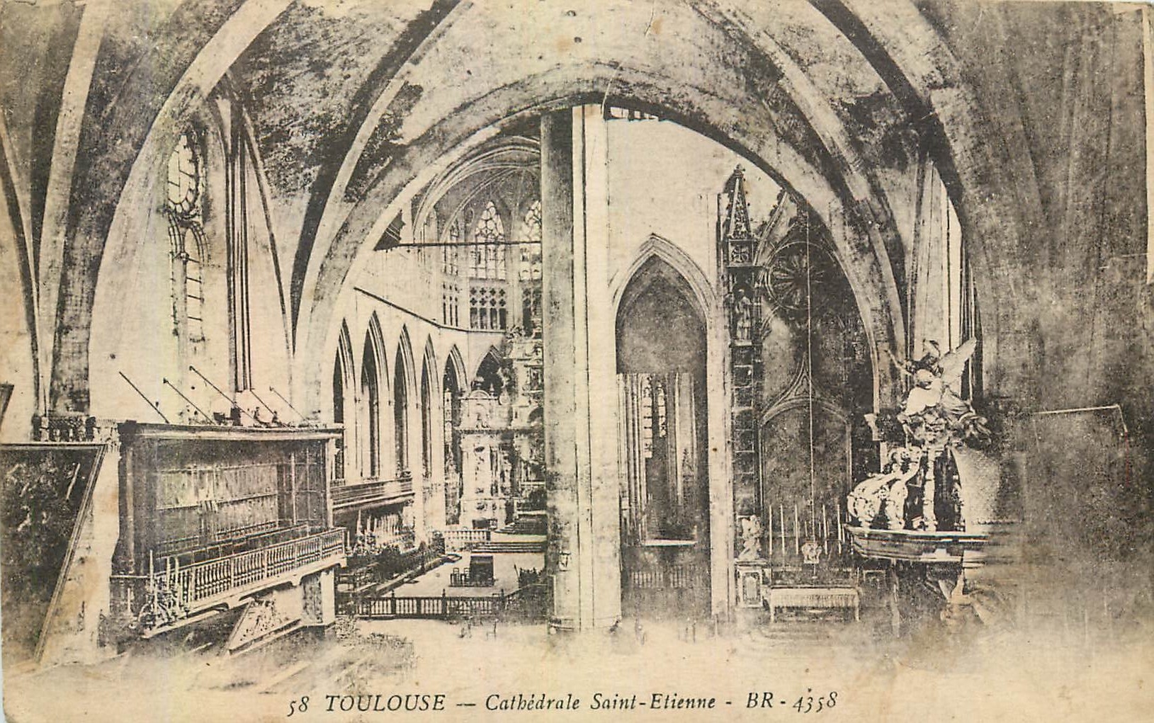 CPA Toulouse Cathedrale Saint Etienne 