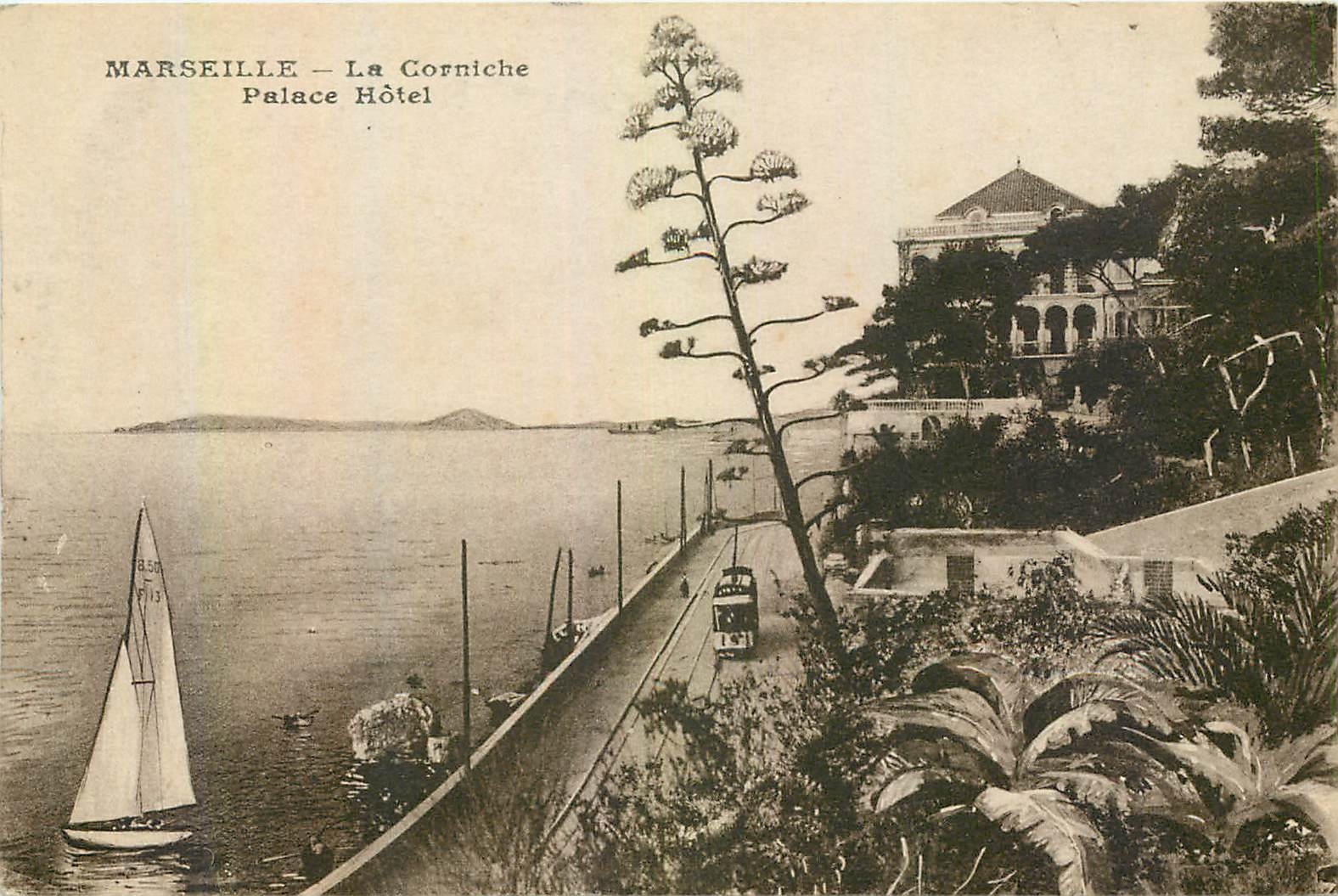 CPA Marseille la Corniche Palais Hotel 
