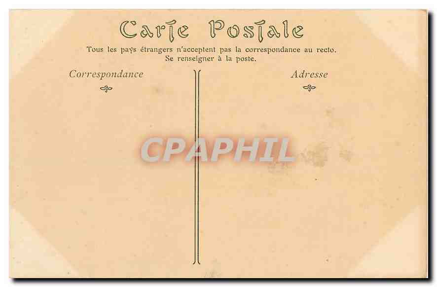CPA Morlaix la Rue Basse et l'eglise Saint Matheu  — Rückseite