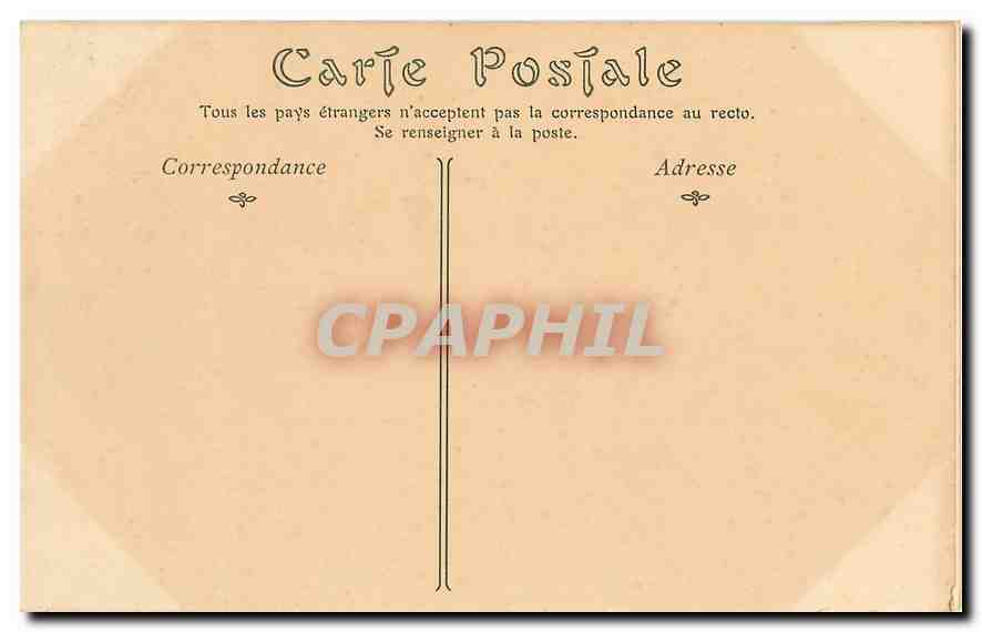 CPA Morlaix Vieilles Maisons et perspective de la Grande Rue  — Rückseite