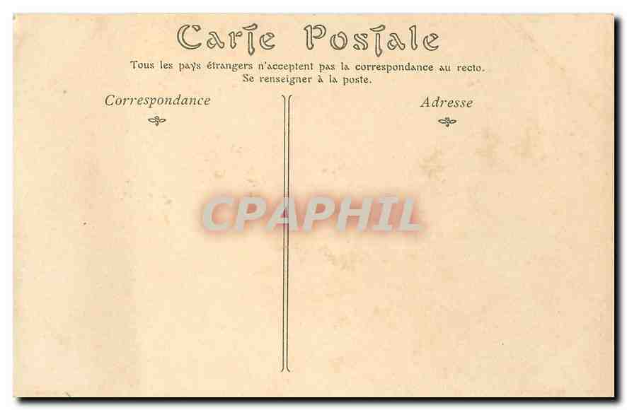 CPA Morlaix vieilles maisons de la Place du marche — Rückseite