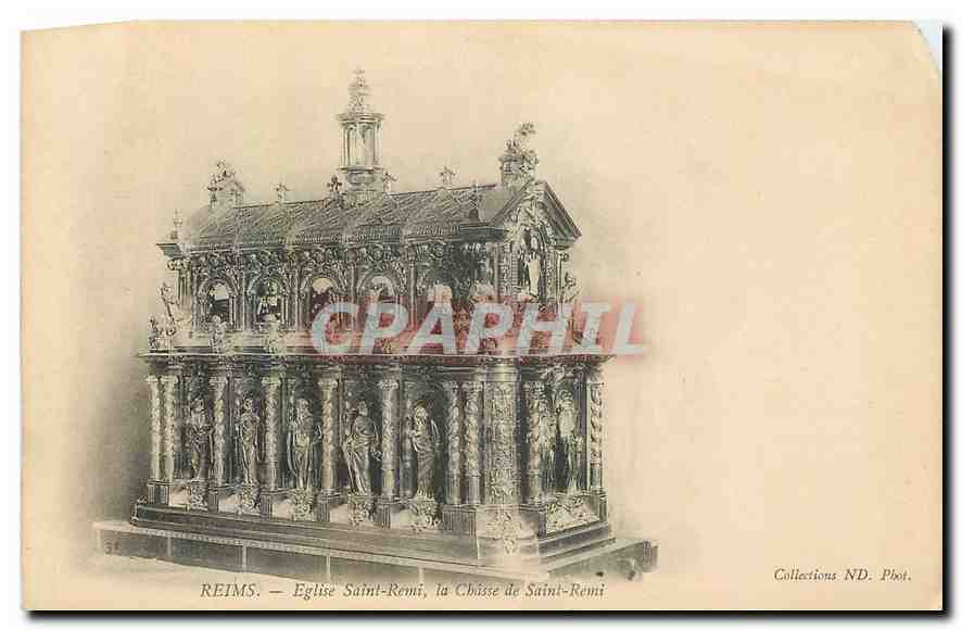 CPA Reims Eglise Saint Remi la Chasse de Saint remi 