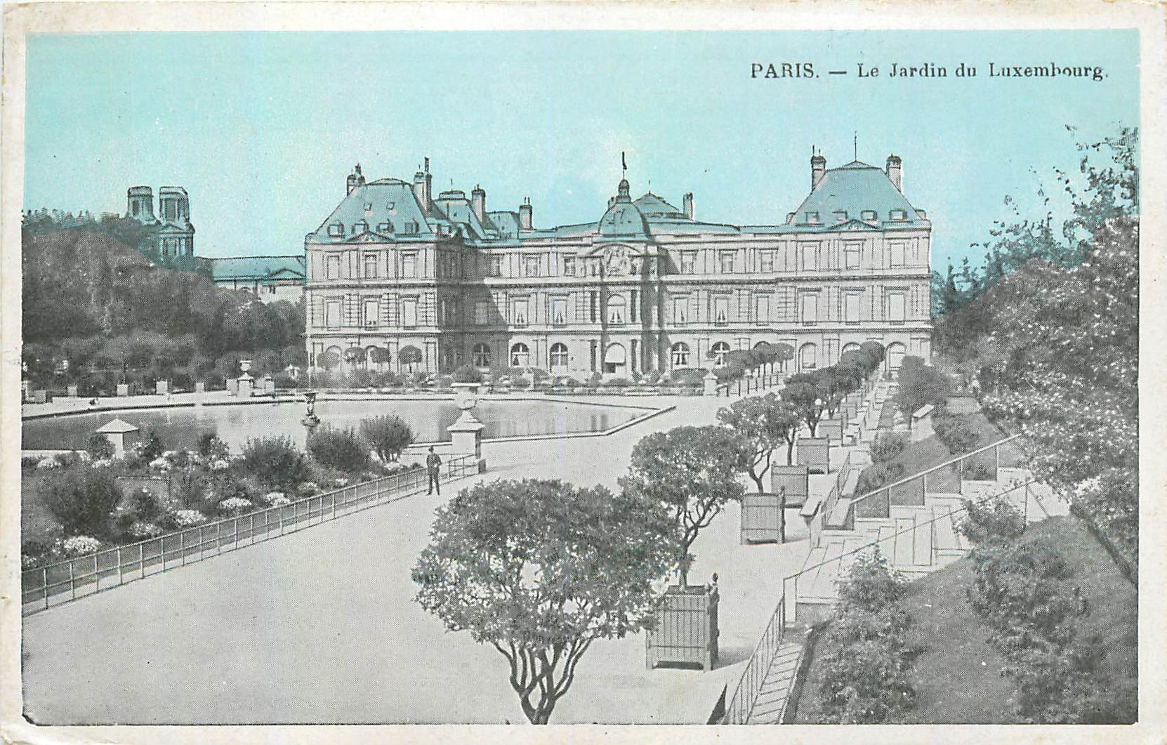 CPA Paris Le Jardin du Luxembourg 