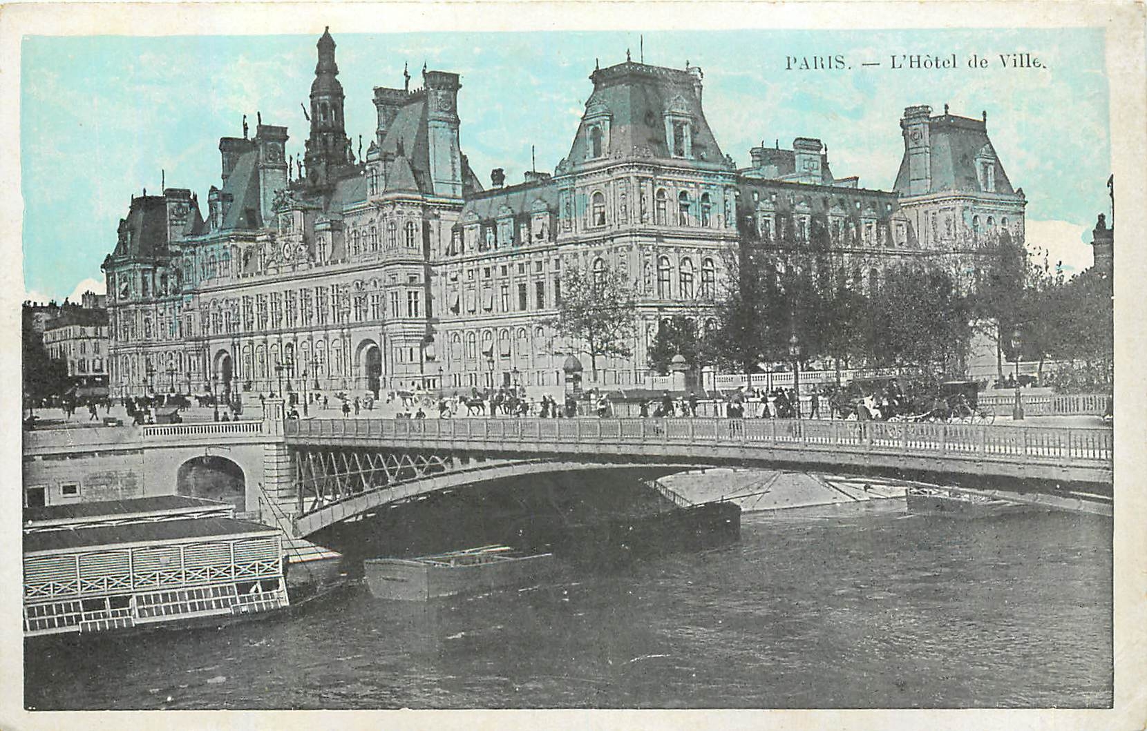 CPA Paris L'Hotel de Ville 