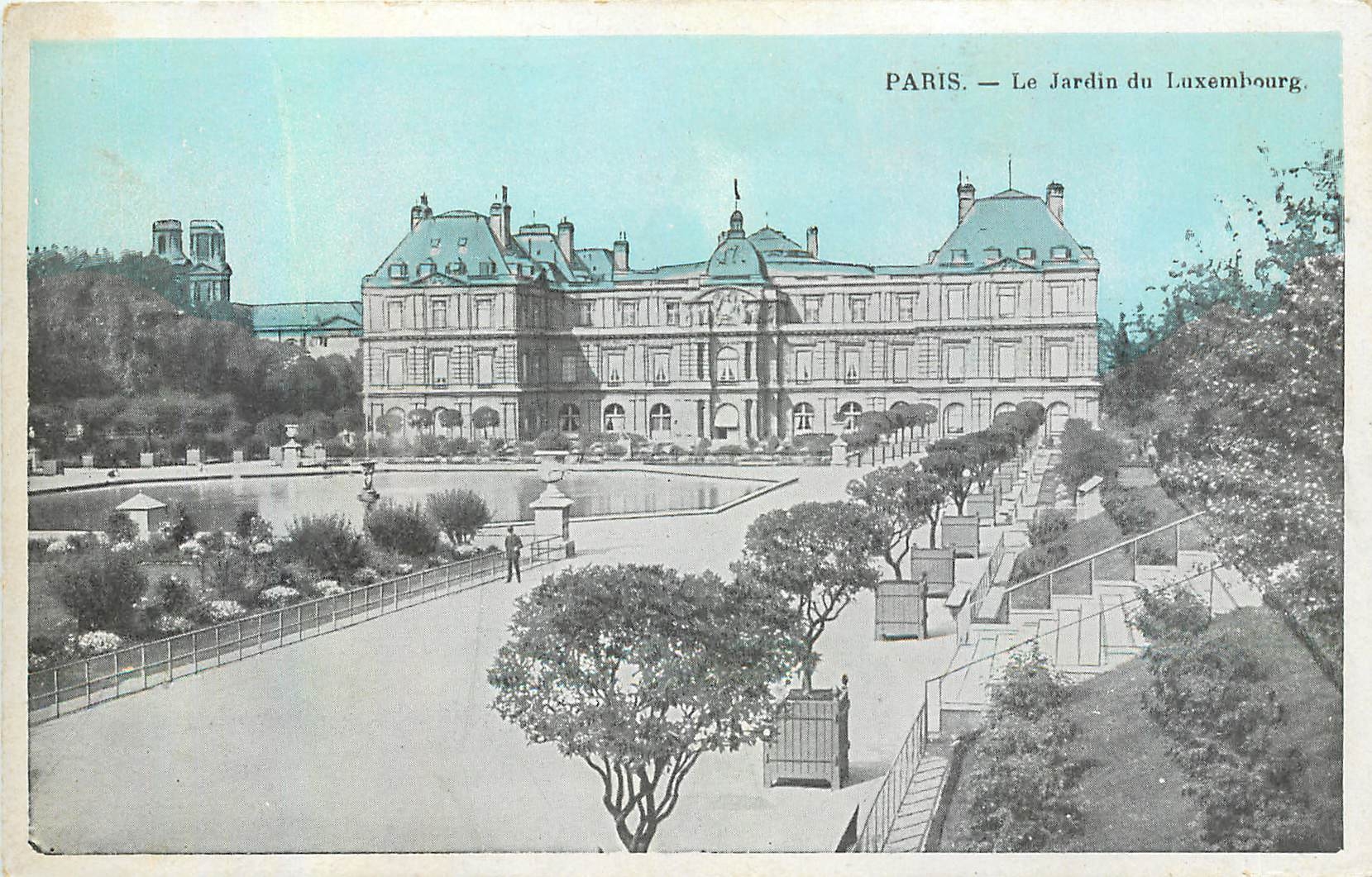 CPA Paris Le Jardin du Luxembourg 