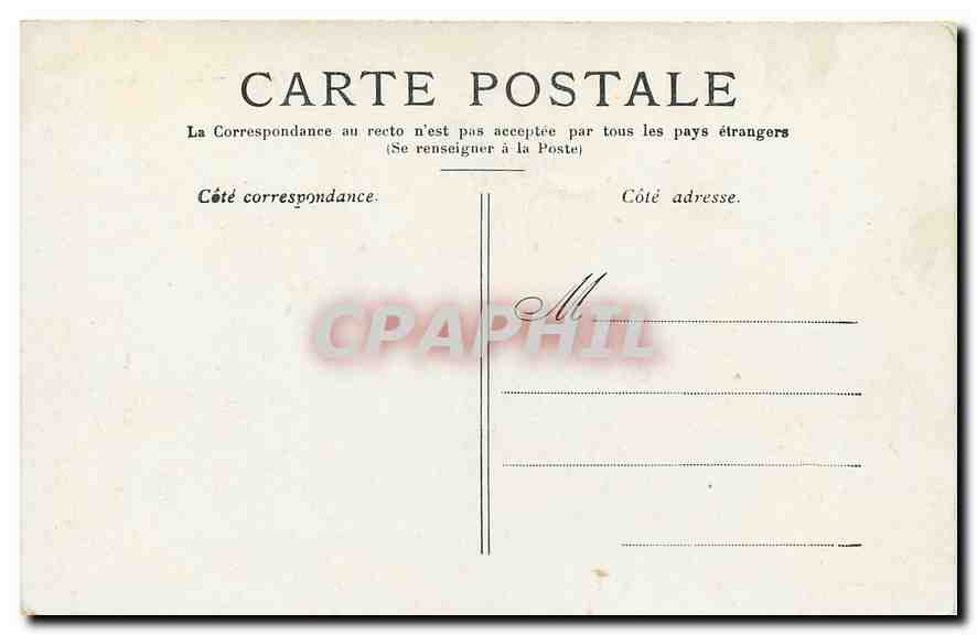 CPA Paris La Madeleine  — Verso