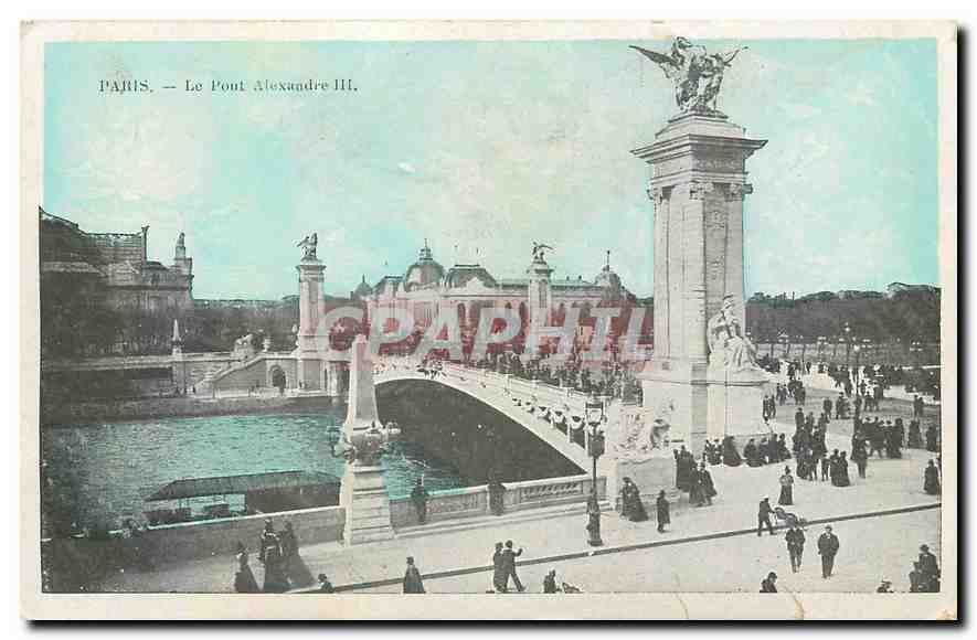 CPA Paris Le Pont Alexandre III 