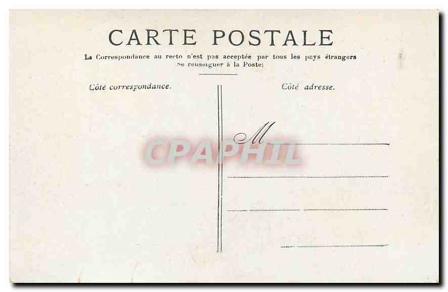 CPA Paris Le Pont Alexandre III  — Verso