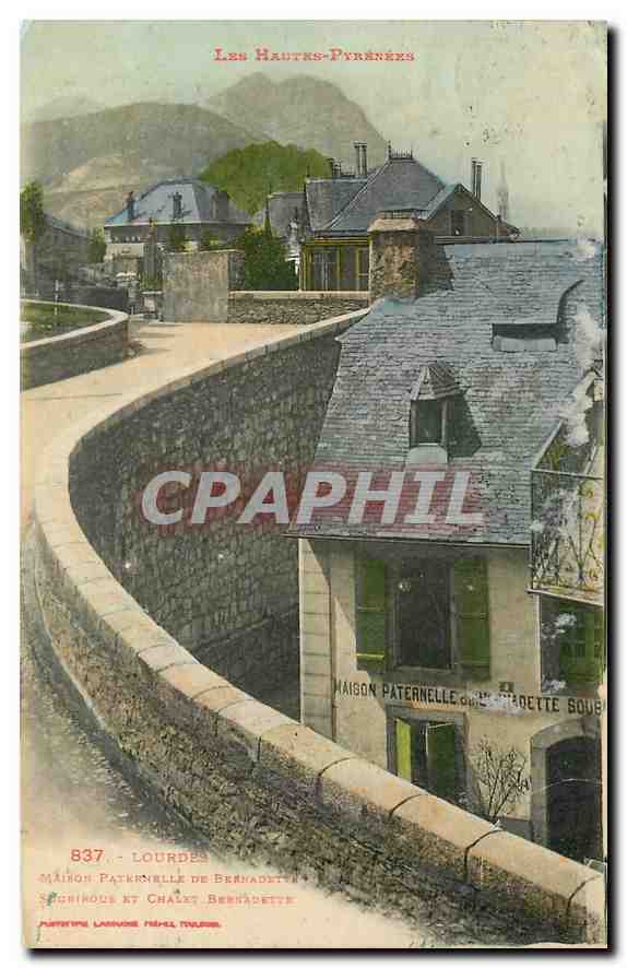 CPA Les Hautes Pyrenees Lourdes Maison Paternelle de Bernadette 