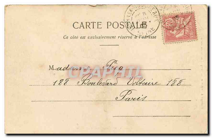 Palais de Versailles - Galerie des Glaces — éditeur Fontaine-le-Geours — Verso