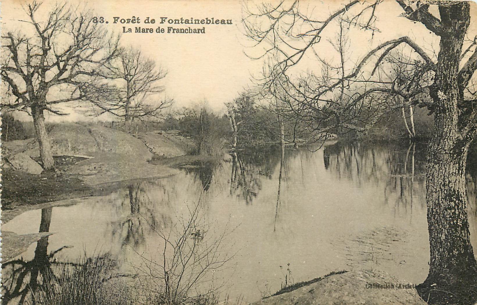 Forêt de Fontainebleau — La Mare de Franchard — Collection Artel