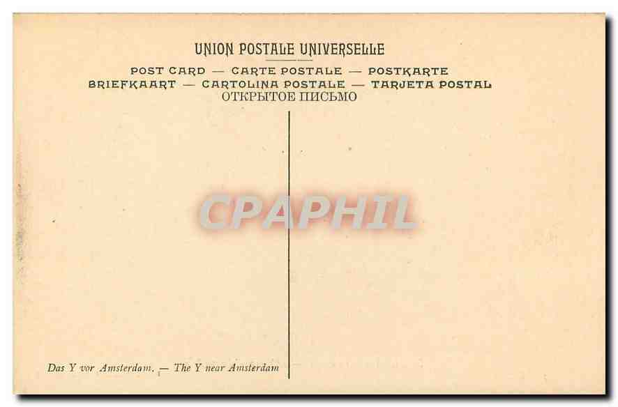 CPA Bakhuysen Ludolf L'Y pres d'Amsterdam Rijks Museum Amsterdam  — Verso