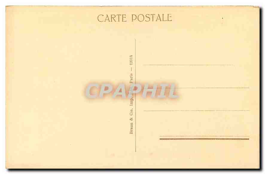 CPA Musee du Louvre Jordaens Le Roi Boit  — Verso